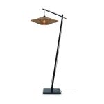 Good&Mojo Lampada da terra Bali Bambù Nero | Adatto per 1x E27 