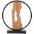 Brilliant Lampada Da Tavolo Chaumont Aluminium Metallo Legna Nero 6W 850lm - 830 Luce Calda - 