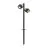 SLV Sitra 360 Punta Luce Aluminium Grigio | Esterni - IP44 - Adatto per 2x GX53 