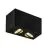 SLV Triledo Doppio Luce da soffitto Aluminium Nero 14W 1300lm 38D - 830 Luce Calda - 