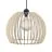 Nordlux Luce pendente Chino 40 E27 Marrone - Legna | Max. 60W