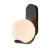Nordlux Dalius Luce Da Parete Nero | Adatto per 1x E27