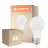 Confezione Multipack 6x Ledvance Classic LED E27 Pera Ghiaccio 8.8W 806lm - 827 Bianco Molto Caldo | Dimmerabile - Sostitutiva 60W