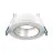 Noxion Faretti LED Ares Profondo ring Bianca - con Inner Il Anello Argento | Ritaglio 68mm - incl. GU10 Fitting