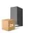 Pacco doppio D'Lite Luce Da Parete Vrebos Aluminium Nero Up&Down| Adatto per 2x GU10