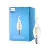 Philips Corepro LED Candela E14 Punta attorcigliata Filamento Chiara 2W 250lm - 827 Bianco Molto Caldo | Sostitutiva 25W